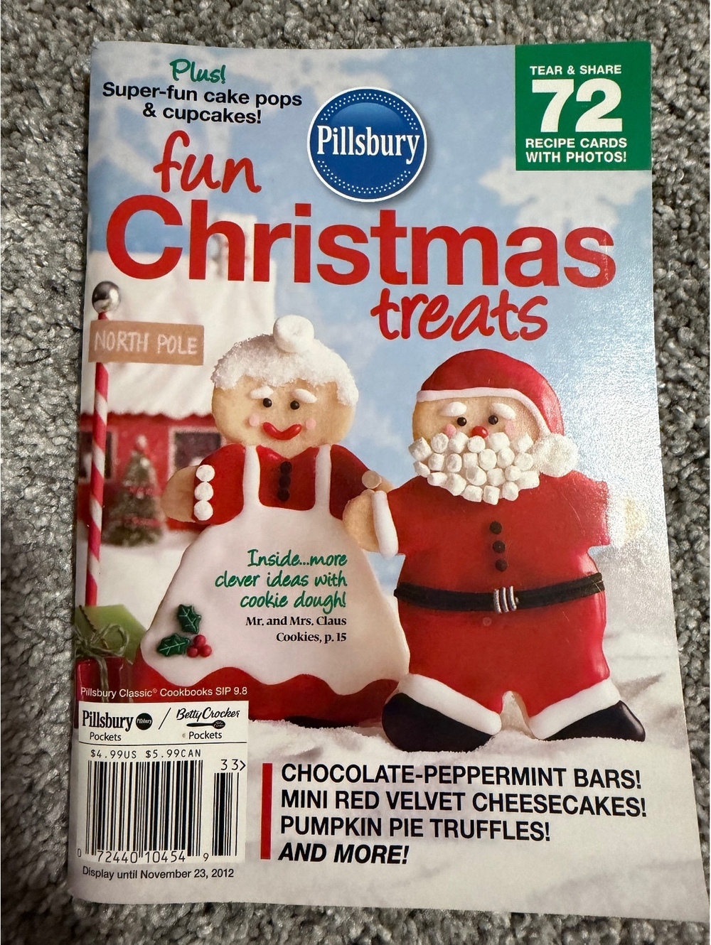 Pillsbury Fun Christmas Treats Cookbook Magazine